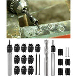 Maxbell HSS Spot Weld Cutter Set Drill Bit Sheet Power Tools for Power Drill 13PCS