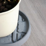 Maxbell Rolling Planter Stand Pot Trolley Pot Saucer Tray Pallet for Indoor 22.5cm