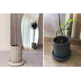 Maxbell Rolling Planter Stand Pot Trolley Pot Saucer Tray Pallet for Indoor 22.5cm