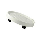 Maxbell Rolling Planter Stand Pot Trolley Pot Saucer Tray Pallet for Indoor 22.5cm