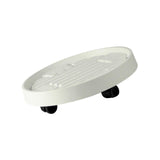 Maxbell Rolling Planter Stand Pot Trolley Pot Saucer Tray Pallet for Indoor 22.5cm