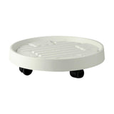 Maxbell Rolling Planter Stand Pot Trolley Pot Saucer Tray Pallet for Indoor 28.5cm