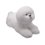 Maxbell Realistic Dog Plush Toy Interactive Companion Decor for Toddler Lying