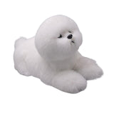 Maxbell Realistic Dog Plush Toy Interactive Companion Decor for Toddler Lying