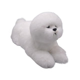 Maxbell Realistic Dog Plush Toy Interactive Companion Decor for Toddler Lying