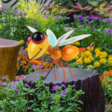 Maxbell Wall Art Sculpture Statue Ornament Crafts for Outdoor Balcony Dining Room Dragonfly