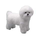 Maxbell Realistic Dog Plush Toy Interactive Companion Decor for Toddler Standing