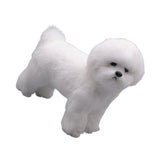 Maxbell Realistic Dog Plush Toy Interactive Companion Decor for Toddler Standing