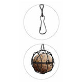 Maxbell 4Pcs Stainless Steel Ball Bird Feeder Ball Birds Feeders for Garden Squirrels
