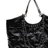 Maxbell Stylish Women Shoulder Bag Grocery Handbags Tote Bag for Holiday girls Black