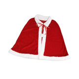 Maxbell Red Velvet Cape Outfits Dress Santa Cape Christmas Cloak for Photo Props Without Hat