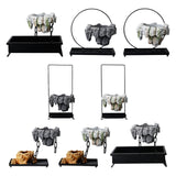 Maxbell Multifunctional Bonsai Planter Basket Planter for Patio Bedroom Decoration Style A Dark Gray