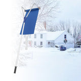 Maxbell Lightweight Roof Rake Snow Removal Tool Rooftop Snow Removal Tool for Garden Argent