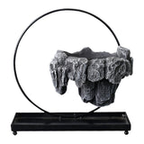 Maxbell Multifunctional Bonsai Planter Basket Planter for Patio Bedroom Decoration Dark Gray Style E