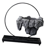 Maxbell Multifunctional Bonsai Planter Basket Planter for Patio Bedroom Decoration Dark Gray Style E