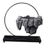 Maxbell Multifunctional Bonsai Planter Basket Planter for Patio Bedroom Decoration Dark Gray Style E