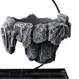 Maxbell Multifunctional Bonsai Planter Basket Planter for Patio Bedroom Decoration Dark Gray Style E