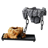 Maxbell Multifunctional Bonsai Planter Basket Planter for Patio Bedroom Decoration Style B Dark Gray