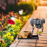 Maxbell Multifunctional Bonsai Planter Basket Planter for Patio Bedroom Decoration Style B Dark Gray
