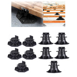 Maxbell 5Pcs Floor Balance Bracket Supply Weatherproof Tool for Porch Decking Board 3cm to 6cm