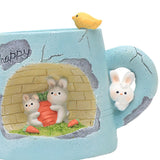 Maxbell Nordic Style Resin Flowerpot Planter Pen Holder for Bedroom Hotel Decoration Rabbit