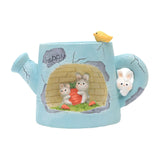 Maxbell Nordic Style Resin Flowerpot Planter Pen Holder for Bedroom Hotel Decoration Rabbit