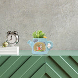 Maxbell Nordic Style Resin Flowerpot Planter Pen Holder for Bedroom Hotel Decoration Rabbit