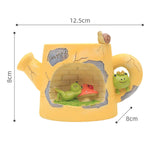 Maxbell Nordic Style Resin Flowerpot Planter Pen Holder for Bedroom Hotel Decoration Frog