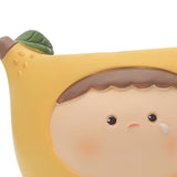 Maxbell Planter Flower Pot with with Drainage Hole for Decoration Holiday Gift Yellow