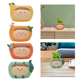 Maxbell Planter Flower Pot with with Drainage Hole for Decoration Holiday Gift Yellow