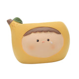 Maxbell Planter Flower Pot with with Drainage Hole for Decoration Holiday Gift Yellow