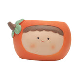 Maxbell Planter Flower Pot with with Drainage Hole for Decoration Holiday Gift Orange