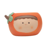 Maxbell Planter Flower Pot with with Drainage Hole for Decoration Holiday Gift Orange