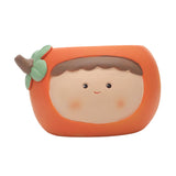 Maxbell Planter Flower Pot with with Drainage Hole for Decoration Holiday Gift Orange