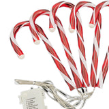 Maxbell Christmas Candy Cane Lights with Stakes for Garden Decor Patio Walkway