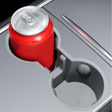 Maxbell Cup Holder Insert Water Cup Holder Slot Slip Limit for Tesla Model 3 Y Gray official