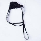 Maxbell Men T Back Thong Elastic Low Waist Lingerie Panties Jockstrap Underpants Black