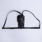 Maxbell Men T Back Thong Elastic Low Waist Lingerie Panties Jockstrap Underpants Black