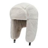 Maxbell Winter Trapper Hats Bomber Hats with Earflaps Ski Caps for Unisex Biking White