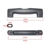 Maxbell Suitcase Pull Handle Grip Replacement for Pull Out Rod Luggage Trunk Handle Oval 16.3cm