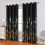 Maxbell Light Blocking Curtain Panels for Sliding Glass Door Farmhouse Home 140cmx260cm