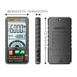 Maxbell Digital Tester High Precision Transistor capacitors probe 6000 Counts Black