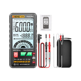 Maxbell Digital Tester High Precision Transistor capacitors probe 6000 Counts Black