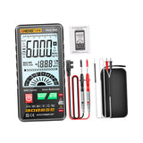Maxbell Digital Tester High Precision Transistor capacitors probe 6000 Counts Black