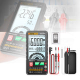 Maxbell Digital Tester High Precision Transistor capacitors probe 6000 Counts Black