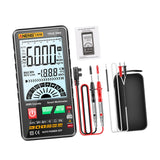 Maxbell Digital Tester High Precision Transistor capacitors probe 6000 Counts Black