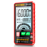 Maxbell Digital Tester High Precision Transistor capacitors probe 6000 Counts Red
