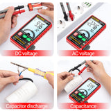 Maxbell Digital Tester High Precision Transistor capacitors probe 6000 Counts Red
