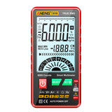Maxbell Digital Tester High Precision Transistor capacitors probe 6000 Counts Red