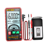 Maxbell Digital Tester High Precision Transistor capacitors probe 6000 Counts Red